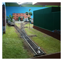 Image 1: Looking into the layout from the fiddle yard
